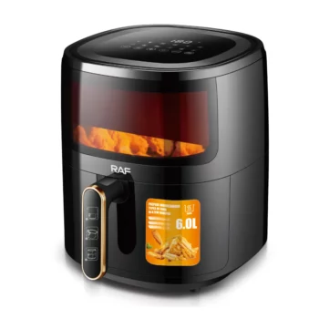 Air Fryer Électrique 6L Digital Noir - RAF