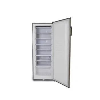Congélateur 8 Tiroirs Vertical Plaqu Aluminium Gris 212L - Finix