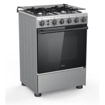 Cuisiniere 4 Feux 60X60 INOX - MIDEA